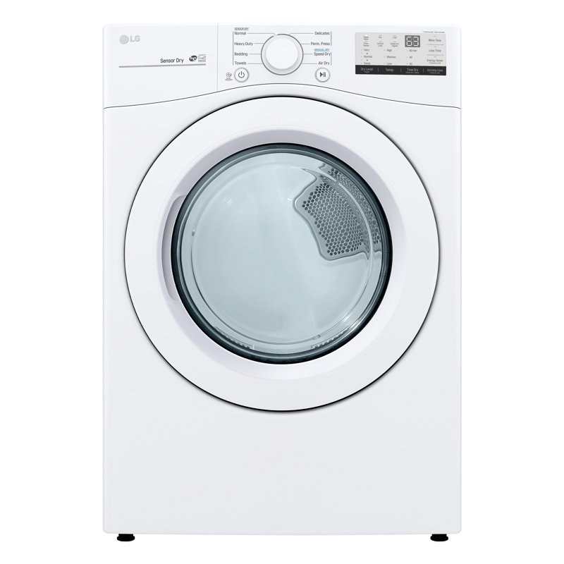 LG Large Capacity Electric Dryer - White, 7.4 cu. ft.