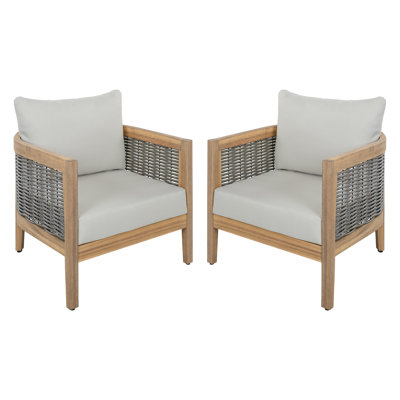 Ensemble de 2 chaises de patio Daun