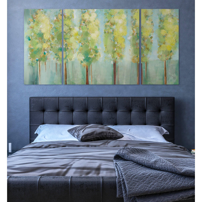 " Turnwood " 3 - Pieces, 32" H x 64" W x 1.5" D