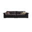 Canapé modulaire noir en polyester-537982659-537982657