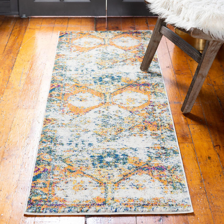 Ector Washable Geometric Indoor Rug