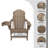 Garbani Foldable Outdoor Adirondack Chair-2069332994
