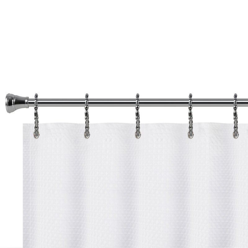 Chrome Zinc Alloy Shower Curtain Rings for Bathroom