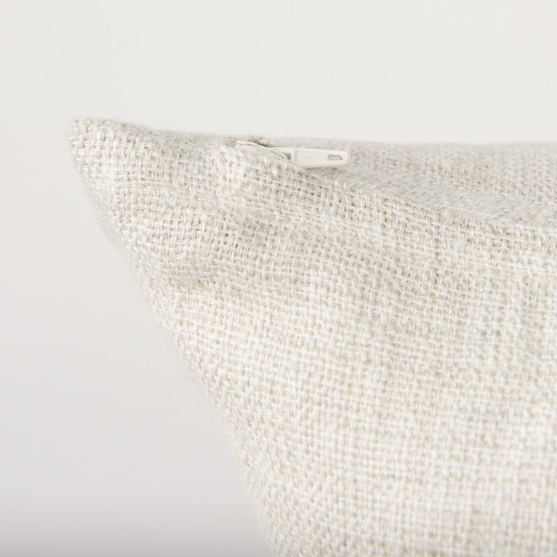  Housse de coussin en lin, Crème