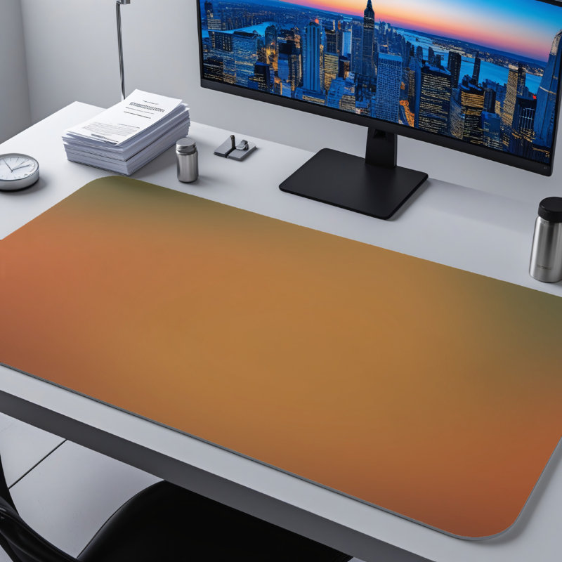 Polyester Desk Pad, 31.5x15.5