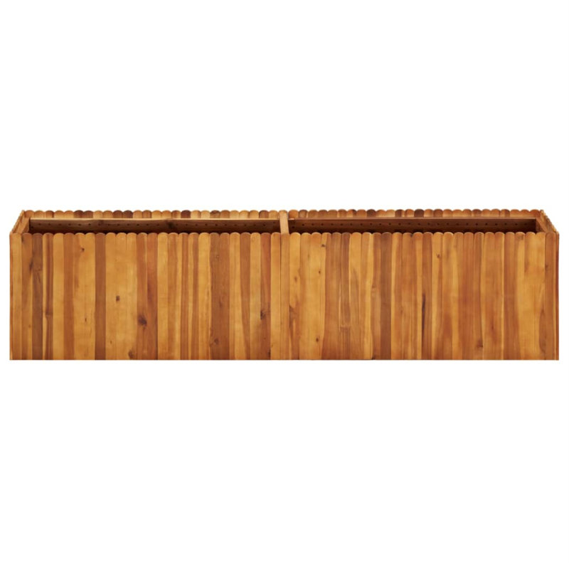 Cribb Solid Acacia Wood Raised Garden Bed
