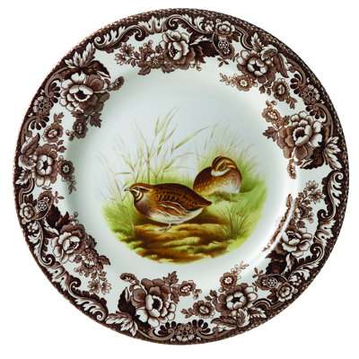 Assiette à salade 8 po Spode Woodland