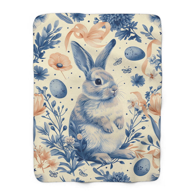 Couverture Spring Florals, Lit simple