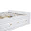 Structure de lit plateforme en bois avec 6 tiroirs-110318407