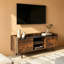 Unfinished TV Stand for TVs up to 50" with Fireplace Included
