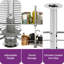 Doruntina Steel Soft Close Blind Corner Cabinet Organizer
