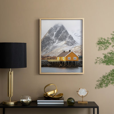 NAUTICAL Series CLV III, reproduction d'art encadrée - bois massif