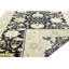 Tapis bleu floral en laine noué à la main 8 pi 10 po x 11 pi 11 po Floral
