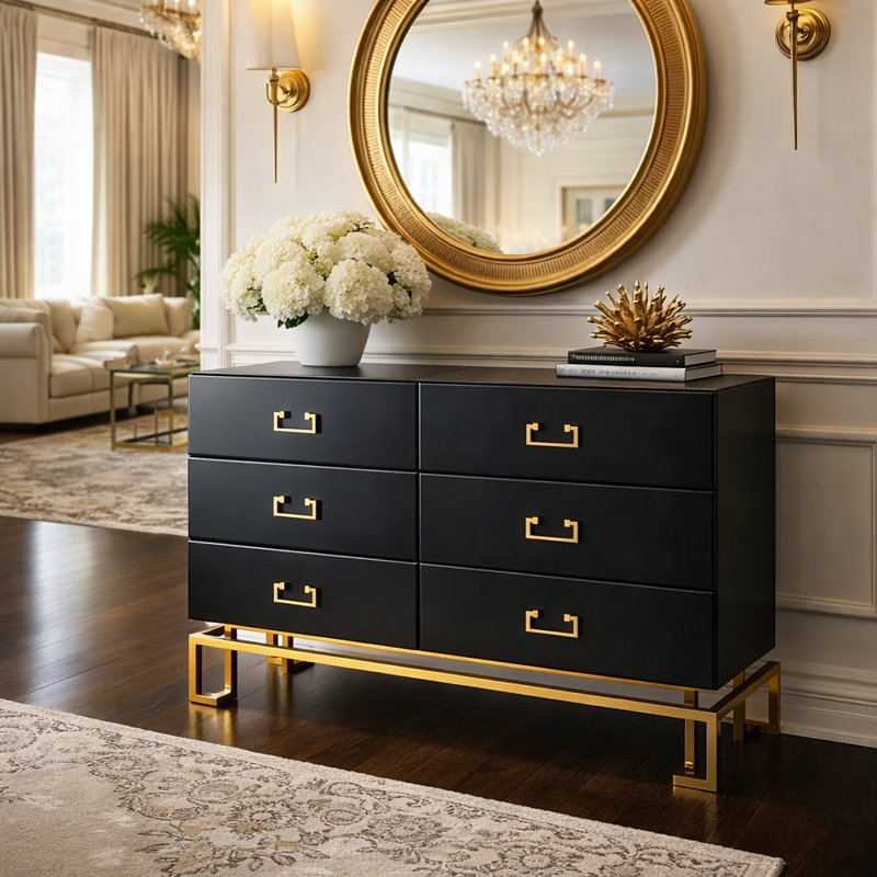 Esteves 6 - Drawer Solid Wood Dresser