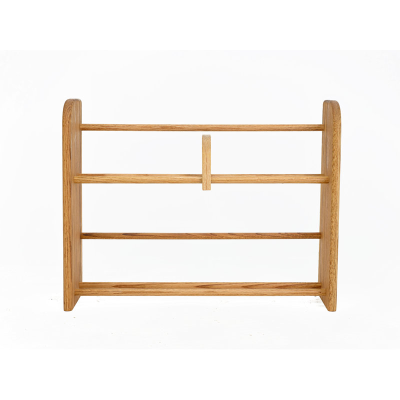 Support DVD / VHS en bois à chevilles - Série 05, H 61,75 po x l 24,25 po x P 7,25 po, Naturel