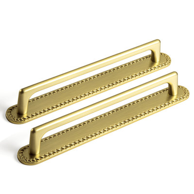 Ornate Braided-Edge Cabinet Pull Handles For Kitchen Cabinets, Dressers, Drawers & Furniture