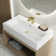 Voltaire Wide Rectangle Vessel Sink In Static Marble