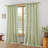 Semi Sheer Rod Pocket Curtain Panel with Tassel Fringe – Faux Linen Textured, Light Filtering, 1 Panel-509945924-509945927