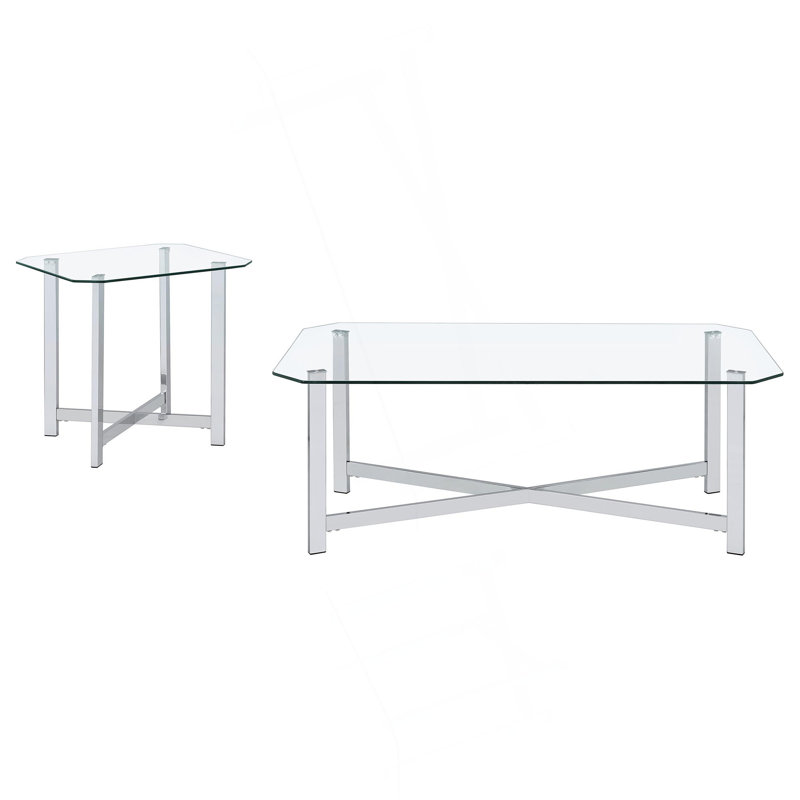 Ensemble de tables basses 2 pièces Linda