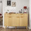 Buffet moderne cannelé avec tablettes réglables