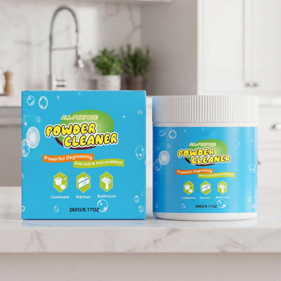 multipurpose kitchen cleaning All Purpose Cleaning Powder 260g  Rust  Oxidation Heavy Duty Stain Remover For Cookware Kitchen Sink Bathroom Surfaces