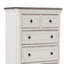 Mobilier de chambre à coucher avec commode 1 pièce Traditional
