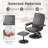Isabelle & Max™ Reclining Chair With Ottoman Adjustable Backrest Padded Seat Footrest For Bedroom-1229433162