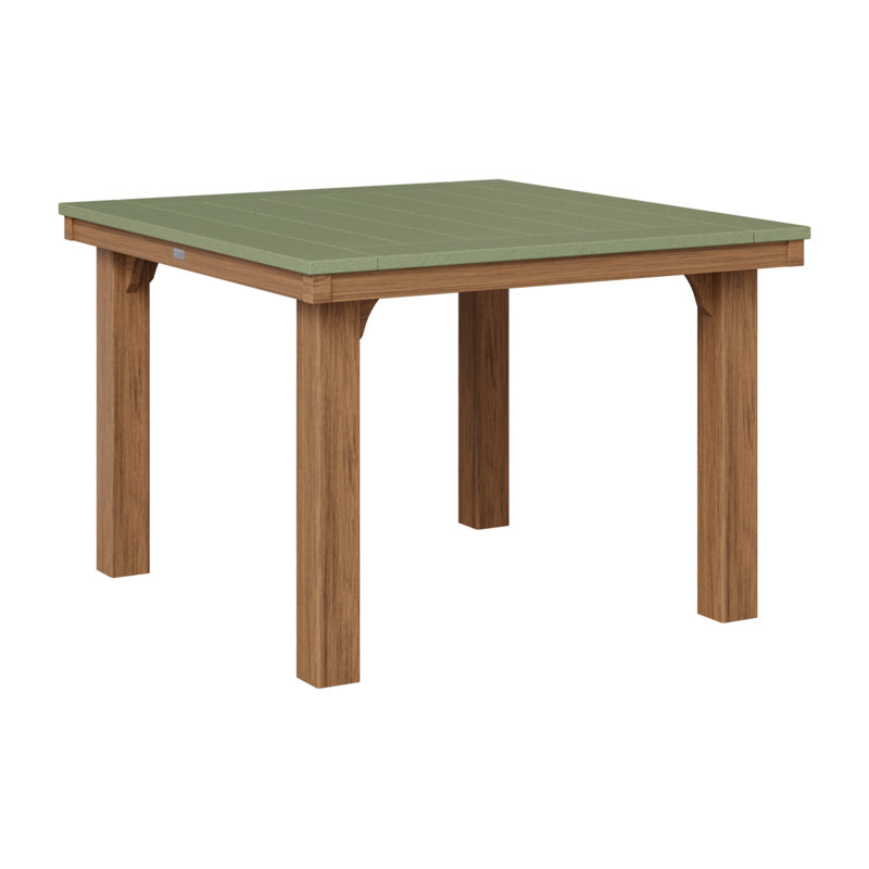 Table de salle à manger berlinoise Berlin, Acajou antique, Bois flottant gris