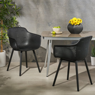 Artha Plastic Outdoor Dining Armchair