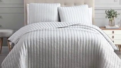 Teal Reversible Full Quilt Set with Shams