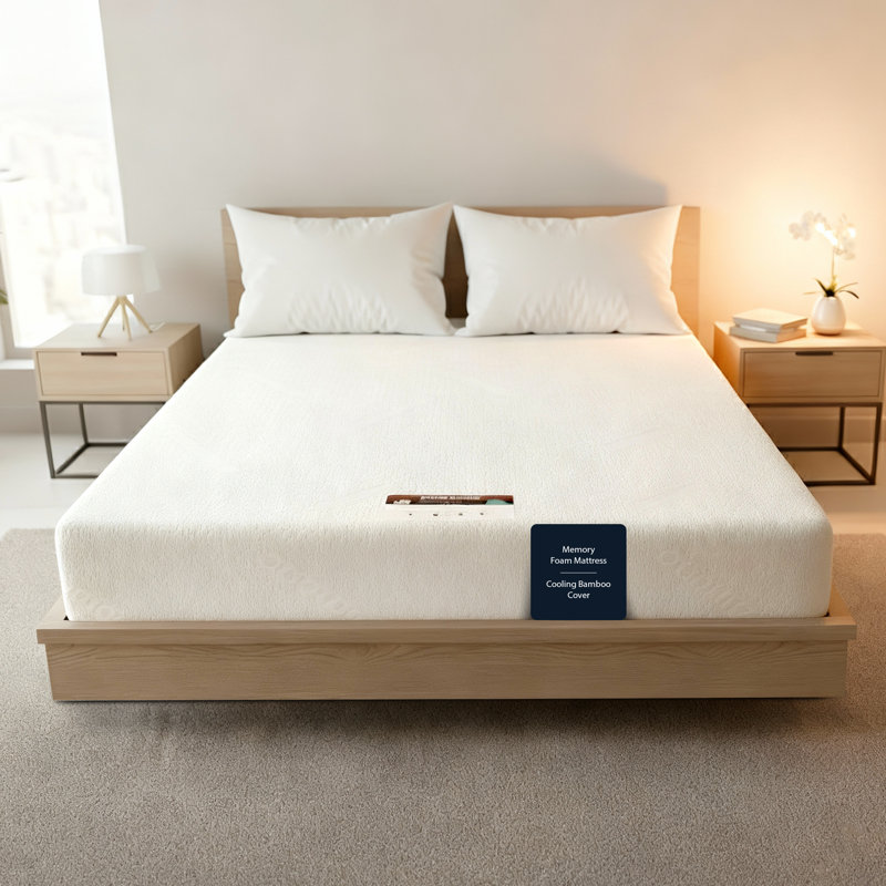Memory Foam Mattress, 20cm Deep - Medium, Super King (6')