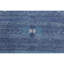 Tapis bleu / ivoire de haute qualité noué à la main-70055804