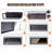  50 Inch Recessed or Wall Mounted Electric Fireplace Heater, 12 Flame Colors,  Remote Control/APP, 9-Hour Timer, 750W/1500W  Logs & Crystals,-1905135253