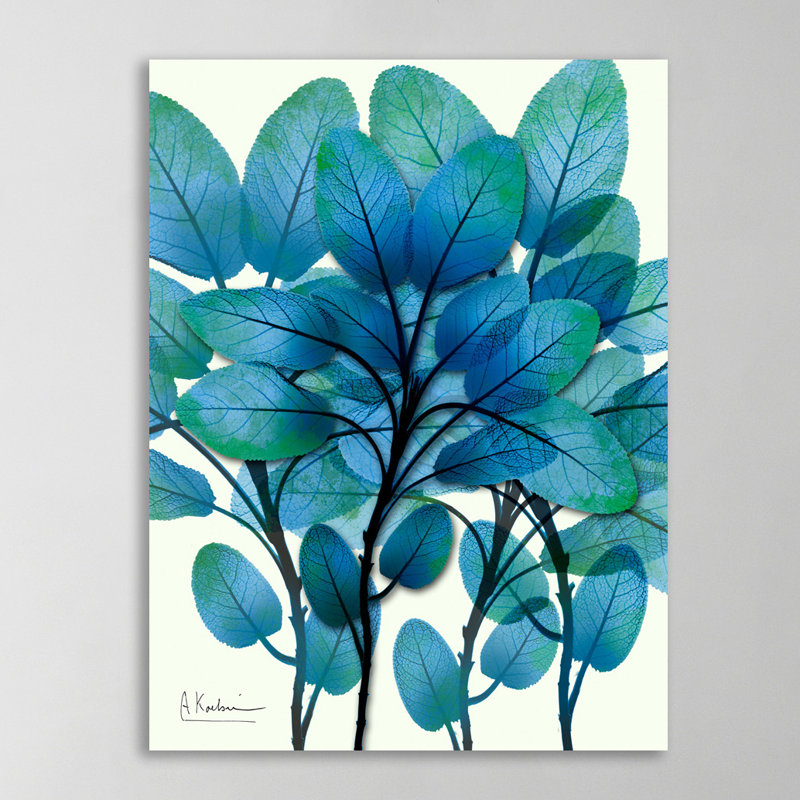 " Azure Embrace 1 " by Albert Koetsier, 20" H x 15" W x 1.5" D