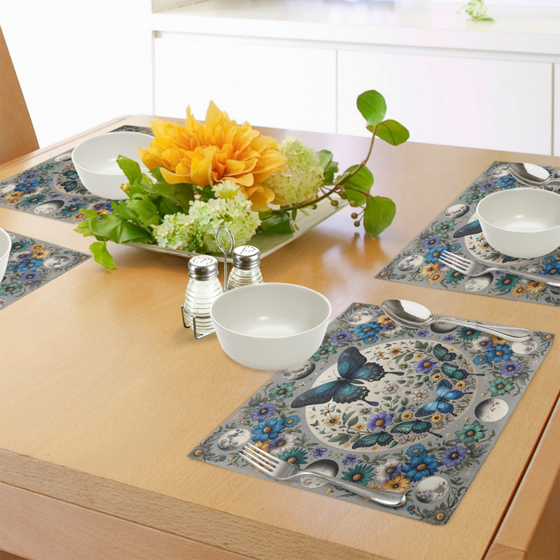 Ensemble de 4 napperons Ambesonne Boho