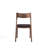 Moderno Modern Vegan Leather Upholstered Ash Wood Stackable Dining Side Chair in Black