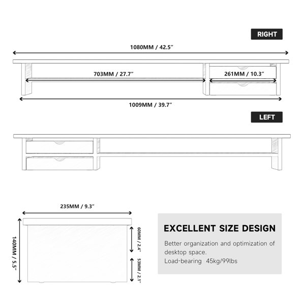 Dimensions du produit