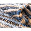 Tapis bleu tissé à la main à carreaux Cedar-30825870