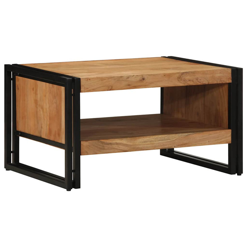 Coffee Table with Storage, Brown Oak , 38" H x 70" L x 50" W