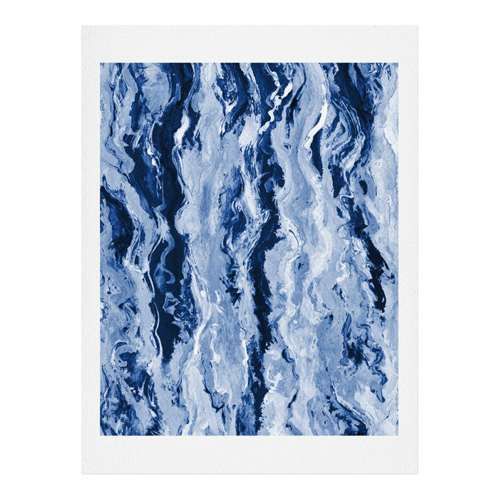 « ocean fusion », reproduction d’art, H 14 po x l 11 po x P 0,13 po