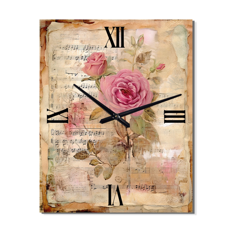 Horloge murale surdimensionnée rustique, Grand
