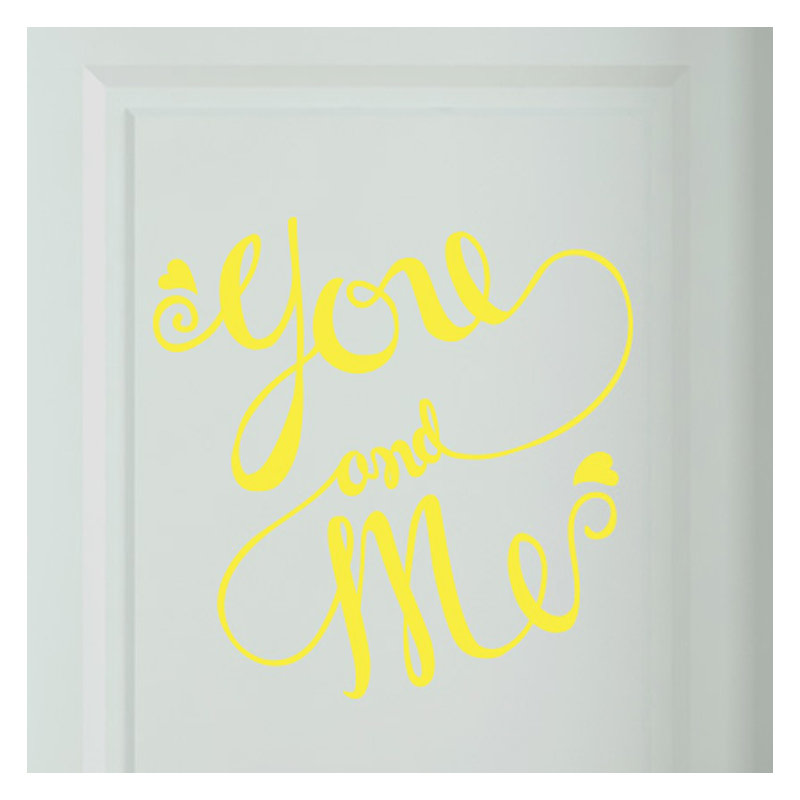 Wall Decal, Bright Yellow
