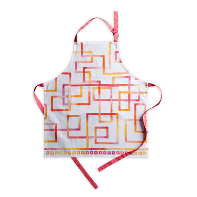 Maison d'Hermine Summer Maze 100% Cotton Apron - 27.5" x 31.5"