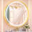 Lawnmount Round Vanity Mirror LED Lighted Metal Wall Mirror Dimmable Bathroom Mirror-694789114-694789110