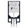 StormOn Dual-Flush Round Wall-Mount Toilet (Seat Included)