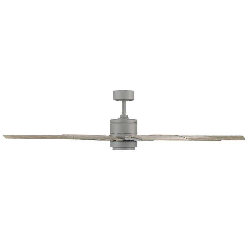 Renegade 8 - Blade Outdoor Integrated LED Smart Standard Ceiling Fan with Remote Control and Light Kit Included, 52", 3000K
