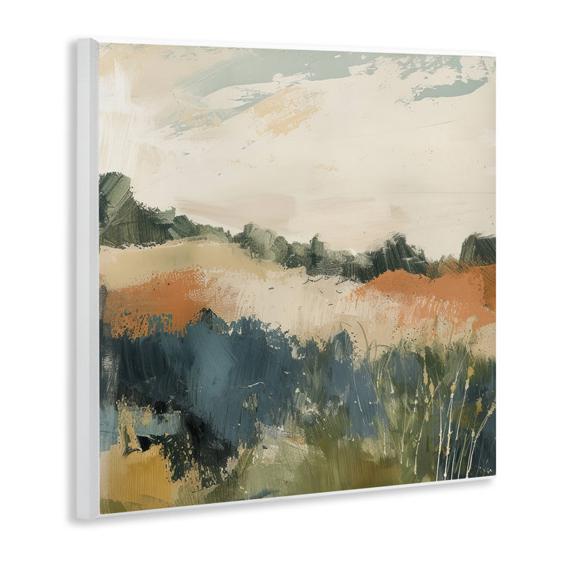 Art abstrait abstrait sur paysage neutre par Irena Orlov