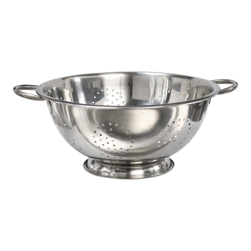 Buckingham Stainless Steel Deep Colander Strainer, 34 cm 