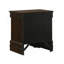 Table de chevet en MDF avec 2 tiroirs, cappuccino