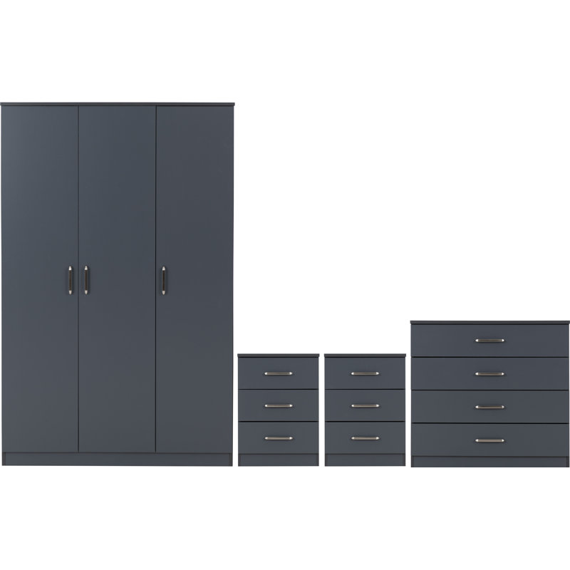 Sumrah Piece Bedroom Set, Grey